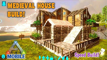 Ark Mobile Medieval House Build | Ark Mobile House/Base Build