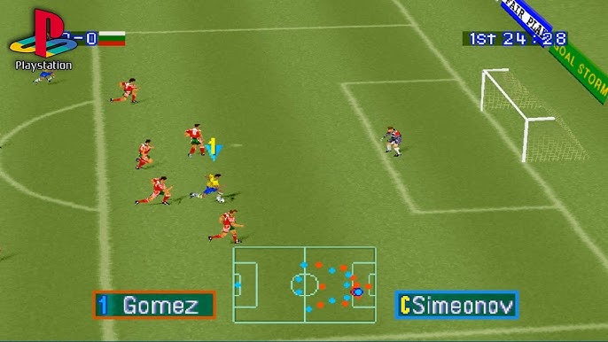 International Superstar Soccer Pro Gameplay (PSX,PsOne,Playstation) 