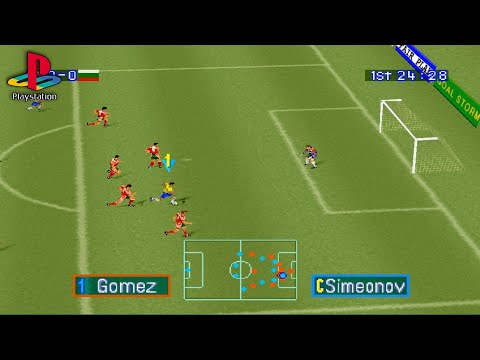 Goal Storm '97 (PS1 Gameplay)