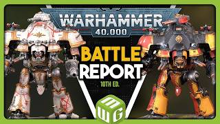 KNIGHT FIGHT!!! | Imperial Knights vs Chaos Knights Warhammer 40k Battle Report EP 98