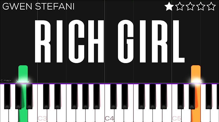 Rich Girl Piano version - Piano performance video thumbnail
