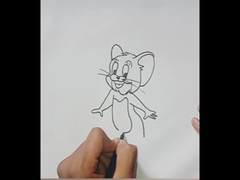 How to draw sketch of cartoon - YouTube