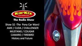 KarKix - THE PONY CAR WARS Mustang, Camaro, Challenger, Cuda, AMX!