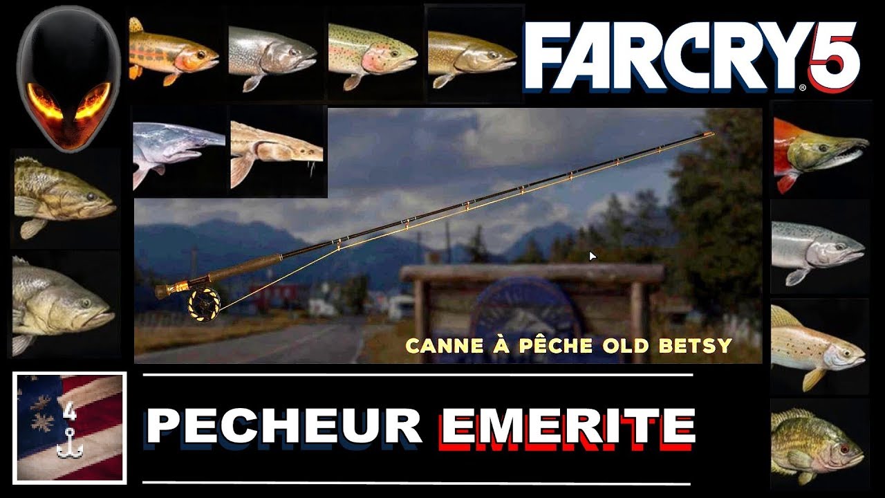 far cry 5 peche truite grise