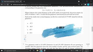 NPTEL Week 10 Assignment 10 Answers.Power System Engineering.