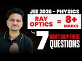 Ray Optics : Don’t Skip These 7 Sure Shot Questions 😱 | JEE Main 2026 Physics | Abdul Sir