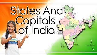 India states and capitals | Easy Way to learn India states and capitals and Union Territories |Nithi