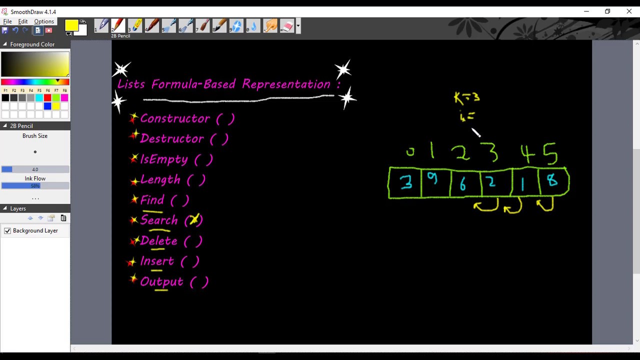 List Array Representation عربي - Data Structures Course - 4 - YouTube