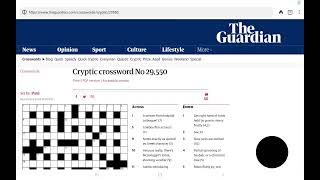 Details Guardian Cryptic Crossword (Tuesday, 26 November 2024) Update