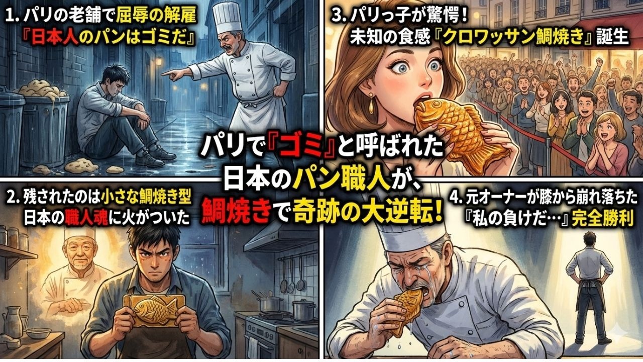 【フランスの反応】「日本人の技術を舐めるな」パリの雨の中、解雇された職人が作った