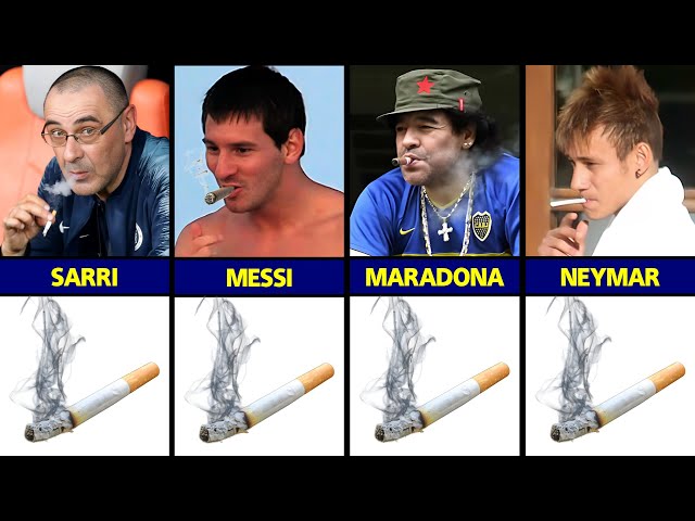 Famous Footballers Who Smoke Cigarettes