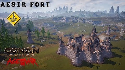 Conan Exiles: Aesir Fort (Speed Build/ No Mods)