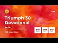 Triumph30 live be anxious for nothing night devotion