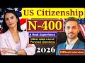 Actual Interview of U.S. Citizenship Test I N-400 Naturalization Interview and Test - Small talk