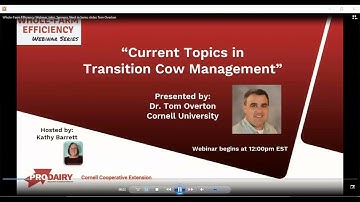 Managing Transition Cows.