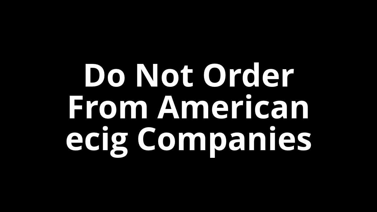 Electronic Cigarette Canada | This Is a WARNING to All Canadians!