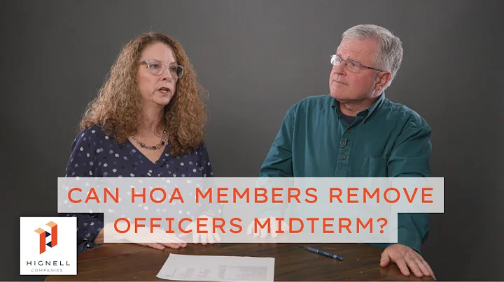 Can HOA Members Remove Officers Midterm?