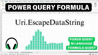 Uri.EscapeDataString | Power Query formula in excel | AI Podcast in English