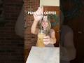 Pumpkin spice coffee recipe! #coffee #coffeerecipe #fallcoffee #pumpkin #athomecoffee