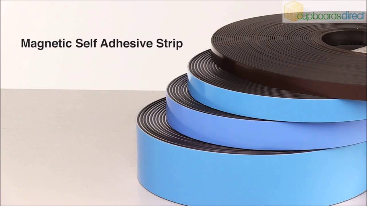 Magnetic Self-adhesive Strips - how to apply - Cupboards Direct Ltd. 