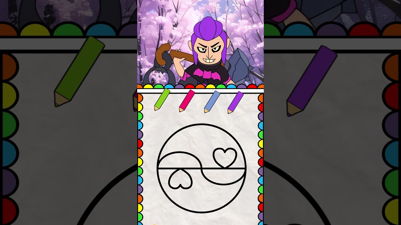 Please help me pass The Line Maze Challenge Part 2 - Brawl Stars Animation 