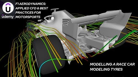F1 Aerodynamics CFD Course : Geometric model of a race car | Modeling Tyres