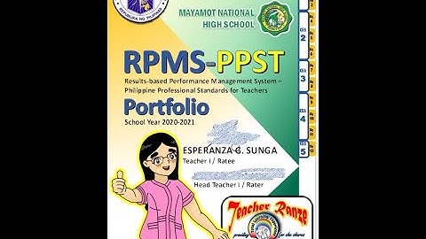 Results-based Performance Management System--(RPMS-PPST) in Time of COVID-19, SY 2020-2021
