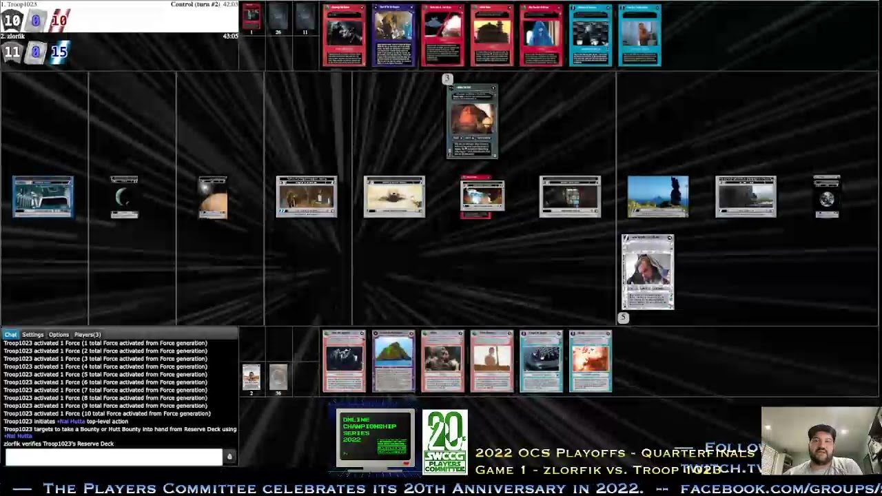 2022 Online Championship Series Playoffs - Top 8 - zlorfik (Legend) vs. Troop1023 (Court) - Game 1