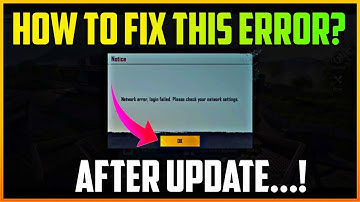 How To Fix Network Error, Login Failed Please Check Your Network Settings In Pubg Mobile (Kr, VN)