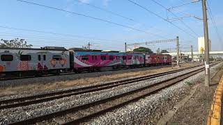 3192次區間車自斗南車站出發(2019台灣燈會在屏東彩繪列車)
