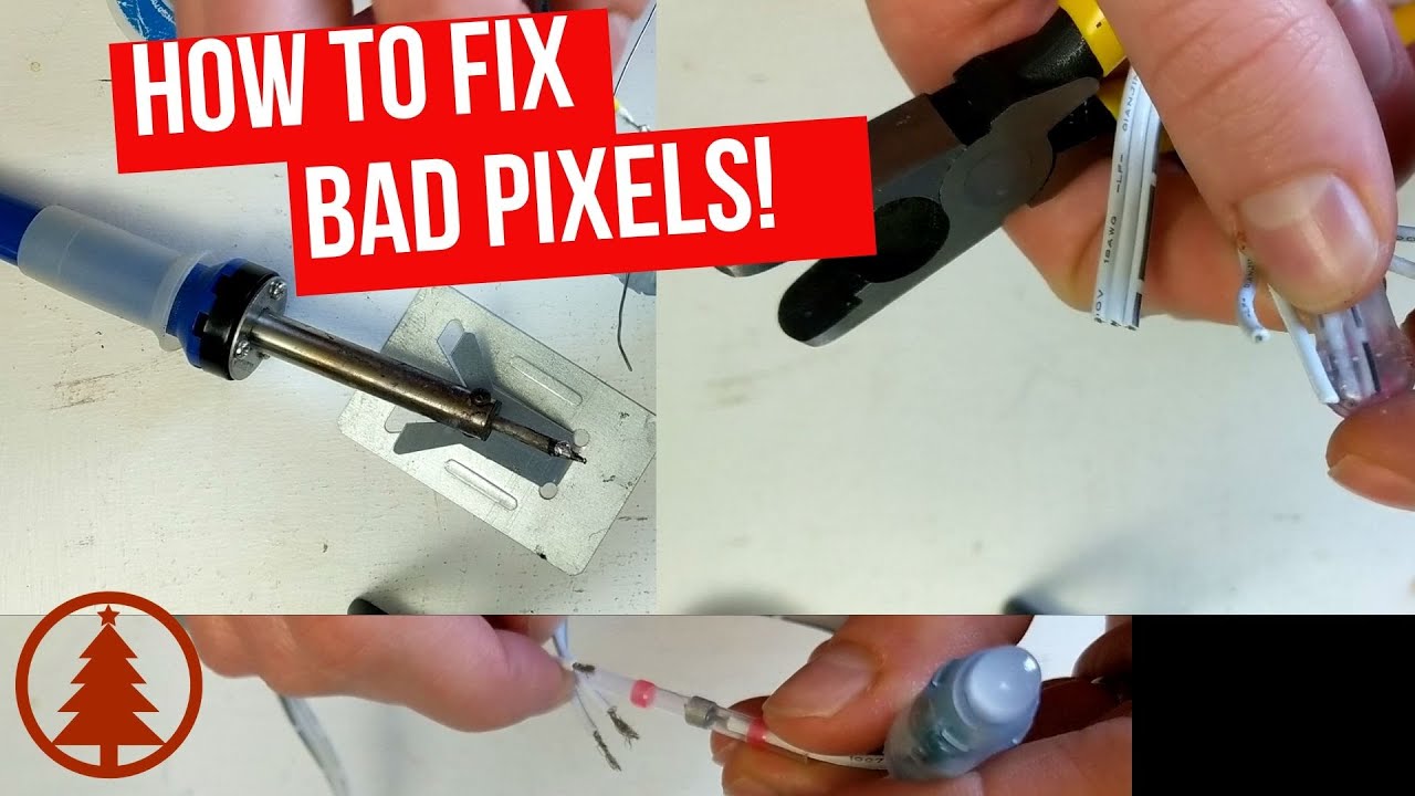 How to Fix Bad Pixels: Scotchloks vs. Solder Sleeves vs. Soldering