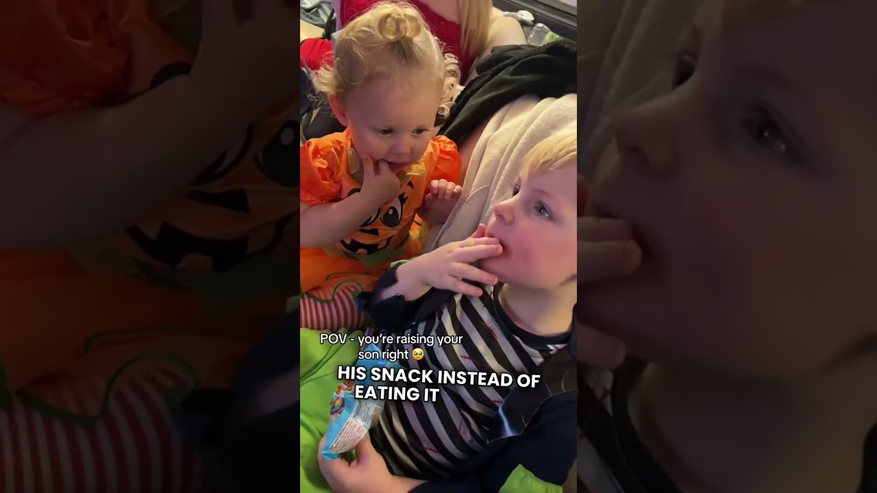 Делимся закусками, как настоящий старший брат 🥹