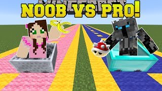 Minecraft: NOOB VS PRO!!! - MARIO KART RACE! - Mini-Game