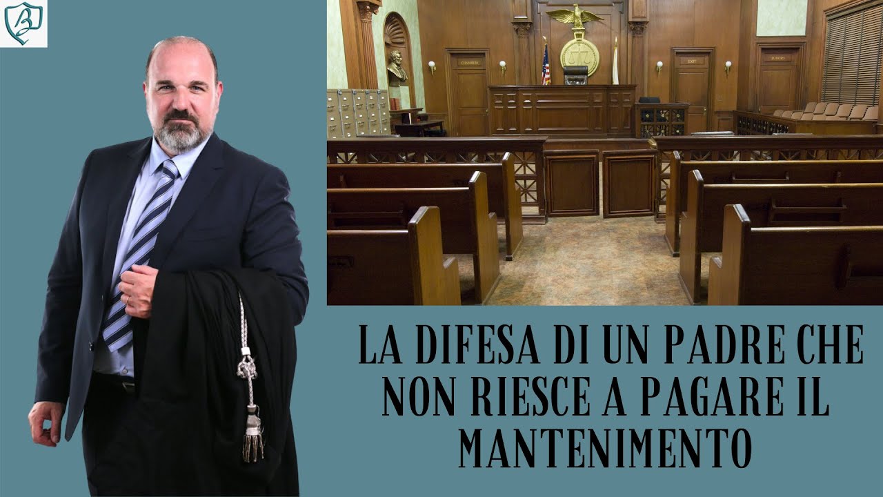 La difesa di un padre che non riesce a pagare il mantenimento