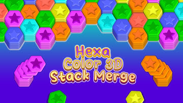 Hexa Color 3D: Stack Merge Game Android Gameplay