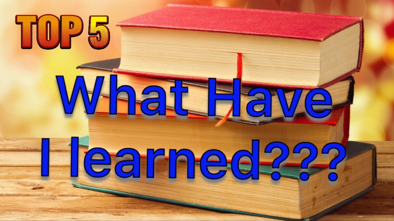 The Five Books That Changed My Life - YouTube