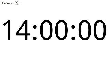 14 Hour Countup Timer