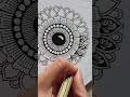 Mandala art 💫 #shorts #mandalarts #artmandala #drawing