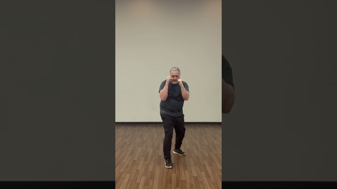 Jab, Cross, Kick Combination Drills. 