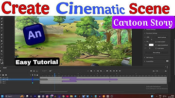 How To Create Cinematic Scene In Adobe Animate | Animate CC Tutorial 