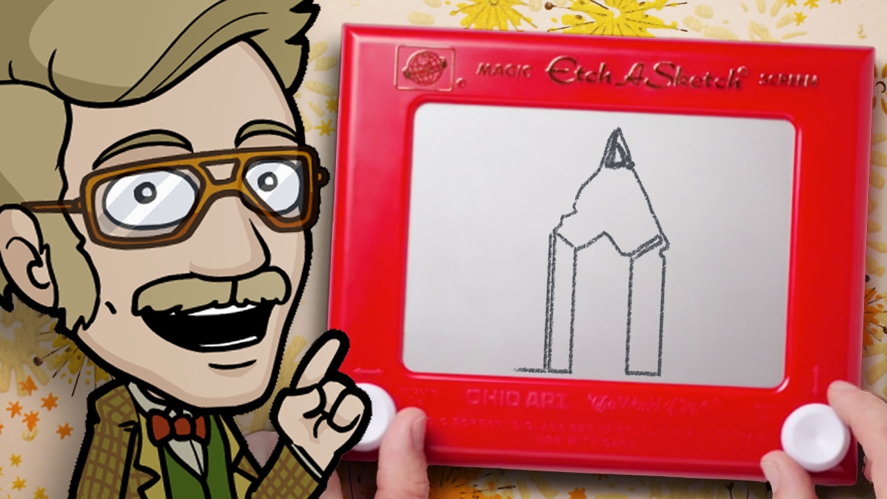 Artist Creates Intricate Etch A Sketch Drawings That Never Erase - YouTube