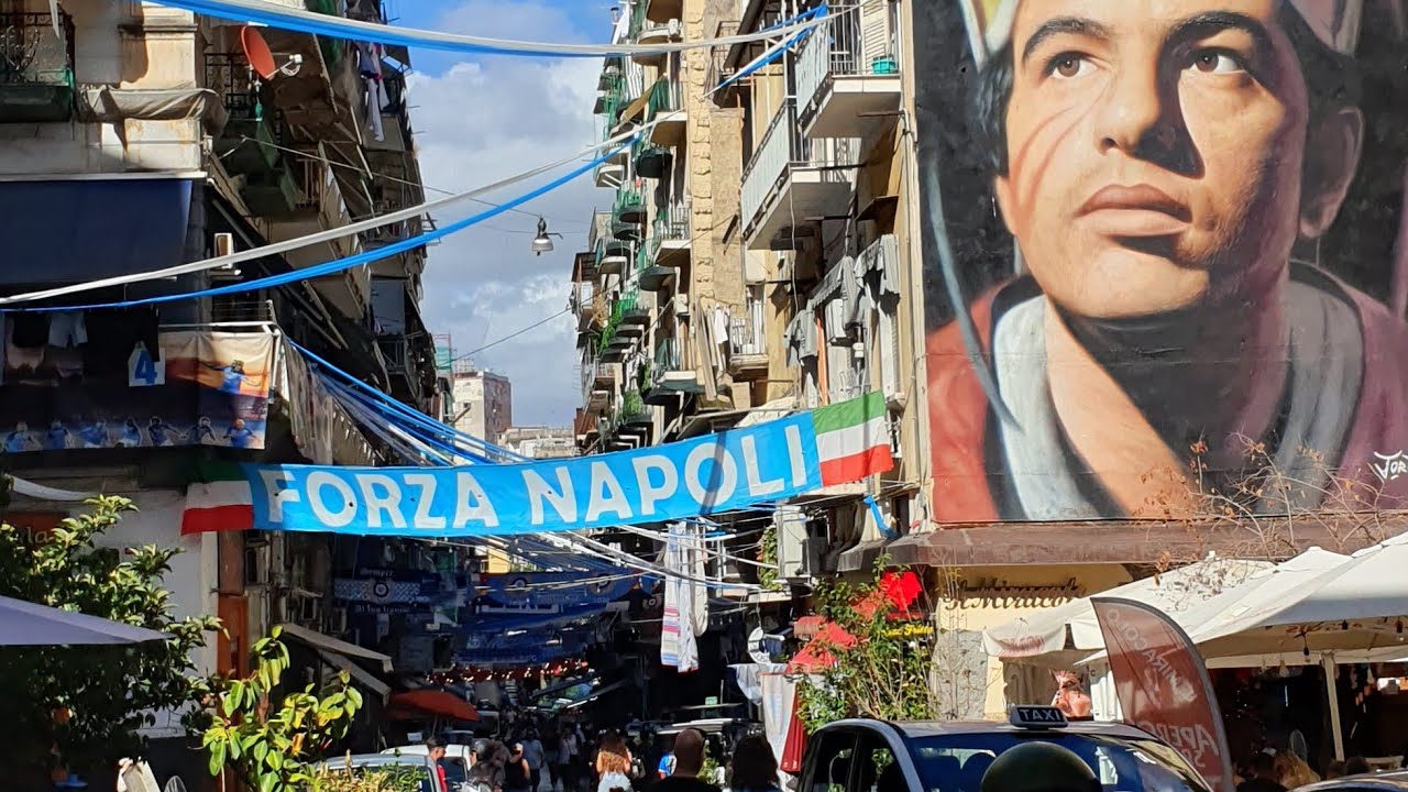NAPLES - Walking Tour in July🚶🇮🇹 Campania, Italy, Napoli