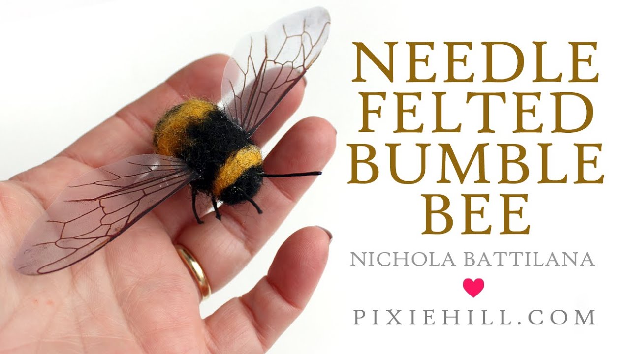 Animal Needle Felting Kit Needle Felting Tools Bee Doll - Temu