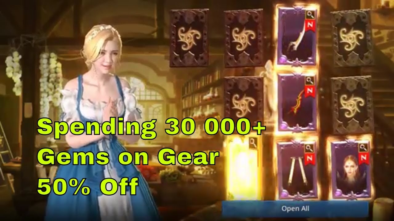 Darkness Rises Tips & Tricks: Spending 30K+ Gems on Gear Chests 50% Off & New Way for Gems!