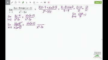 GradePeak Calculus 1 Zero Over Zero Indeterminate Form Limit 10 09