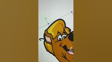 What if you mix Shaggy and Scooby-Doo in Procreate? #shorts