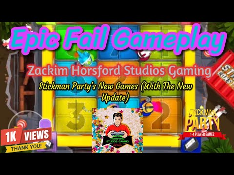 Epic Fail Gameplay (New Update 2022!! Stickman Party) ZHS Gaming