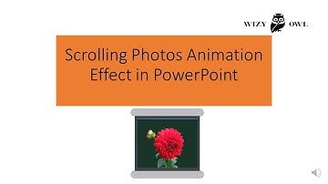 Scrolling Photos Animation Effect in PowerPoint | Wizy Owl