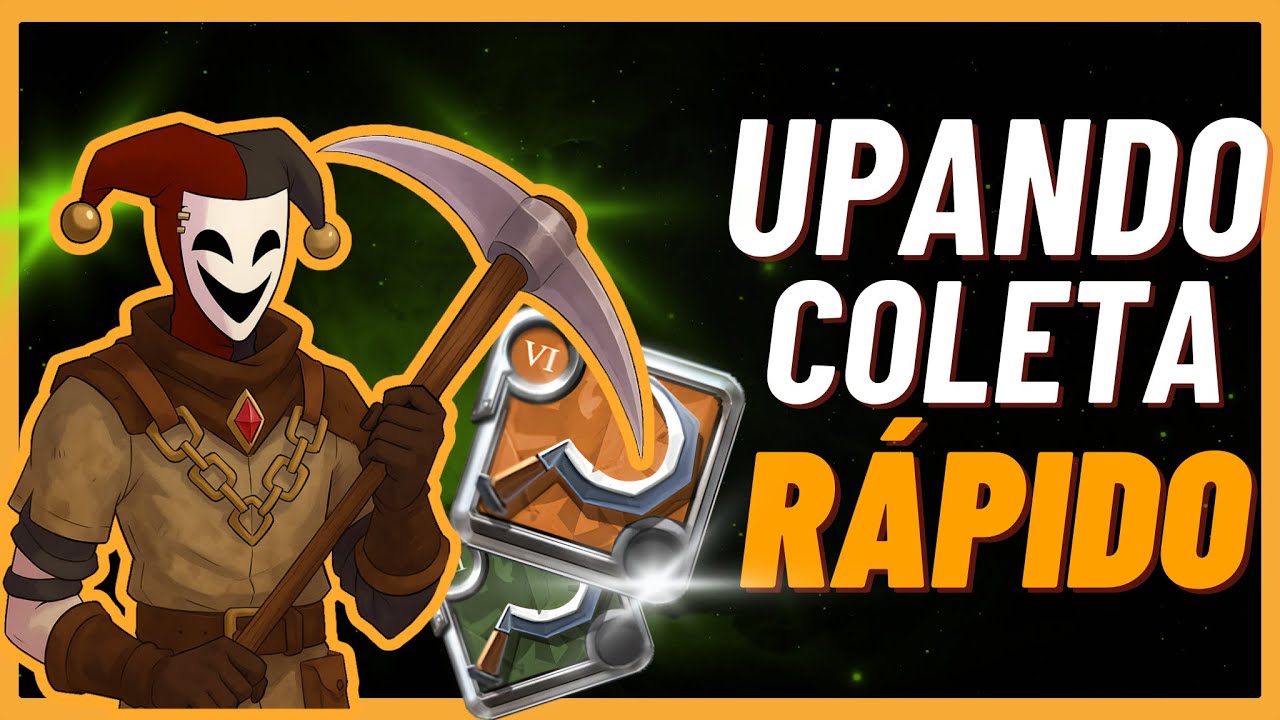 Comparando os MELHORES METODOS para upar coleta dos Youtubers! | Albion Online