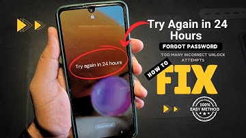 Try Again After 24 Hours on Samsung A32 | Forgot Password | Too Many Incorrect Attempts #Samsung